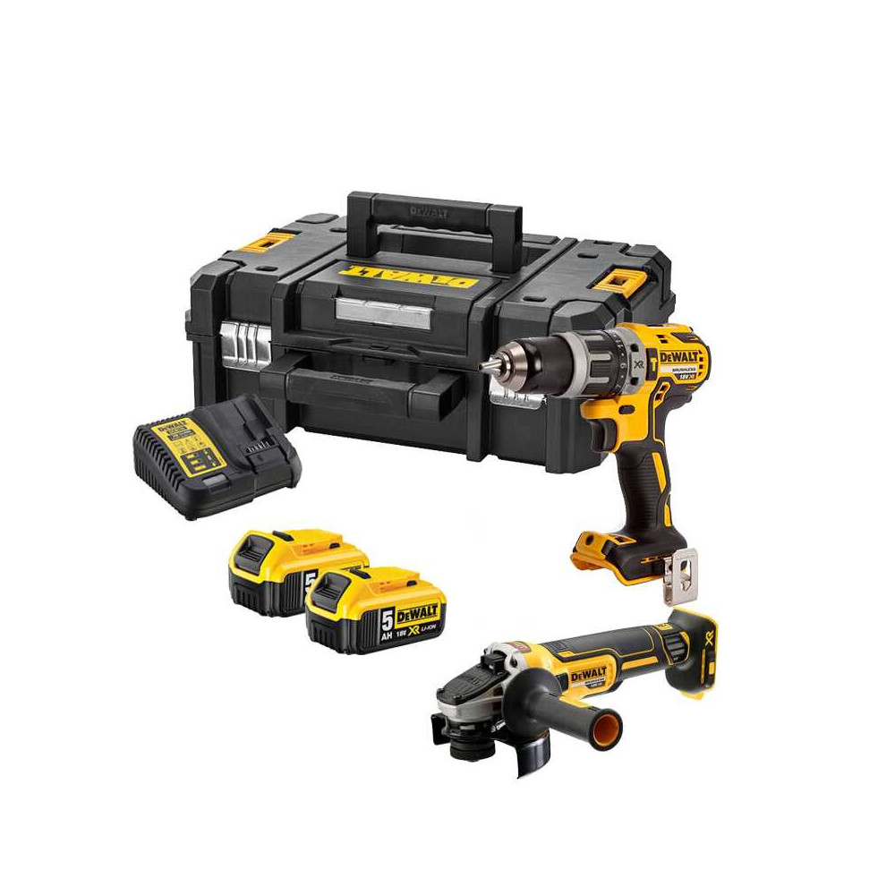 Pack 2 outils XR 18V DeWalt DCK2080P2T-QW 2×5,0Ah | ProForPro