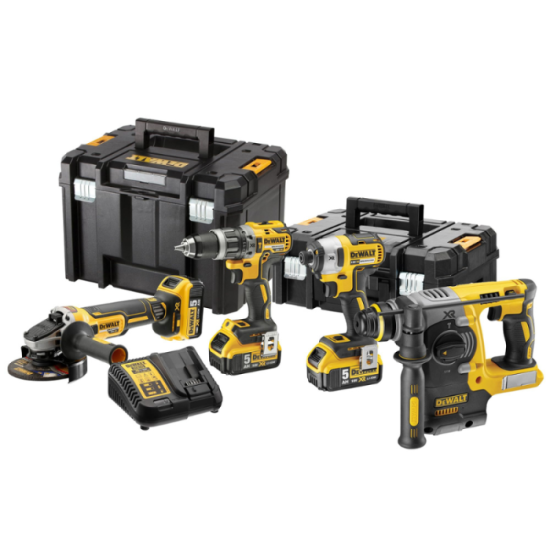 Pack 4 outils XR 18V DeWalt DCK422P3T-QW 3×5,0Ah | ProForPro