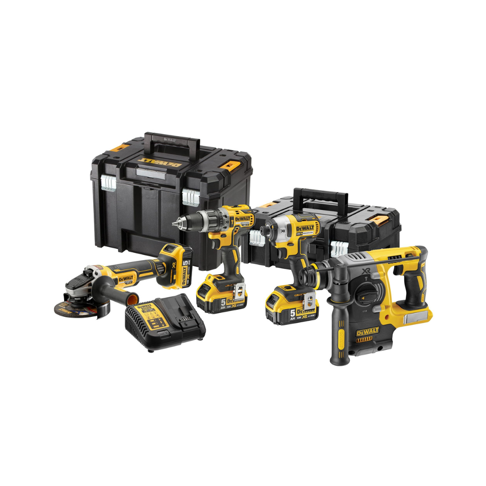 Pack 4 outils XR 18V DeWalt DCK422P3T-QW 3×5,0Ah | ProForPro