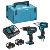 Pack Makita DLX2133J 18V LXT 2x3,0 Ah au prix HT