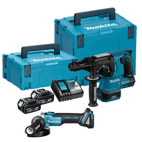 Combopack 2 outils DHR243Z DGA504Z Makita DLX2125TJ1
