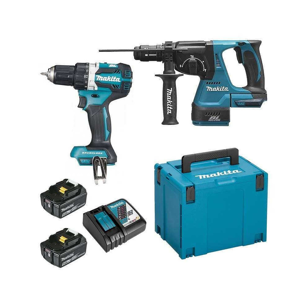 Pack Makita DLX2191TJ 18V LXT 2x5,0 Ah au prix HT