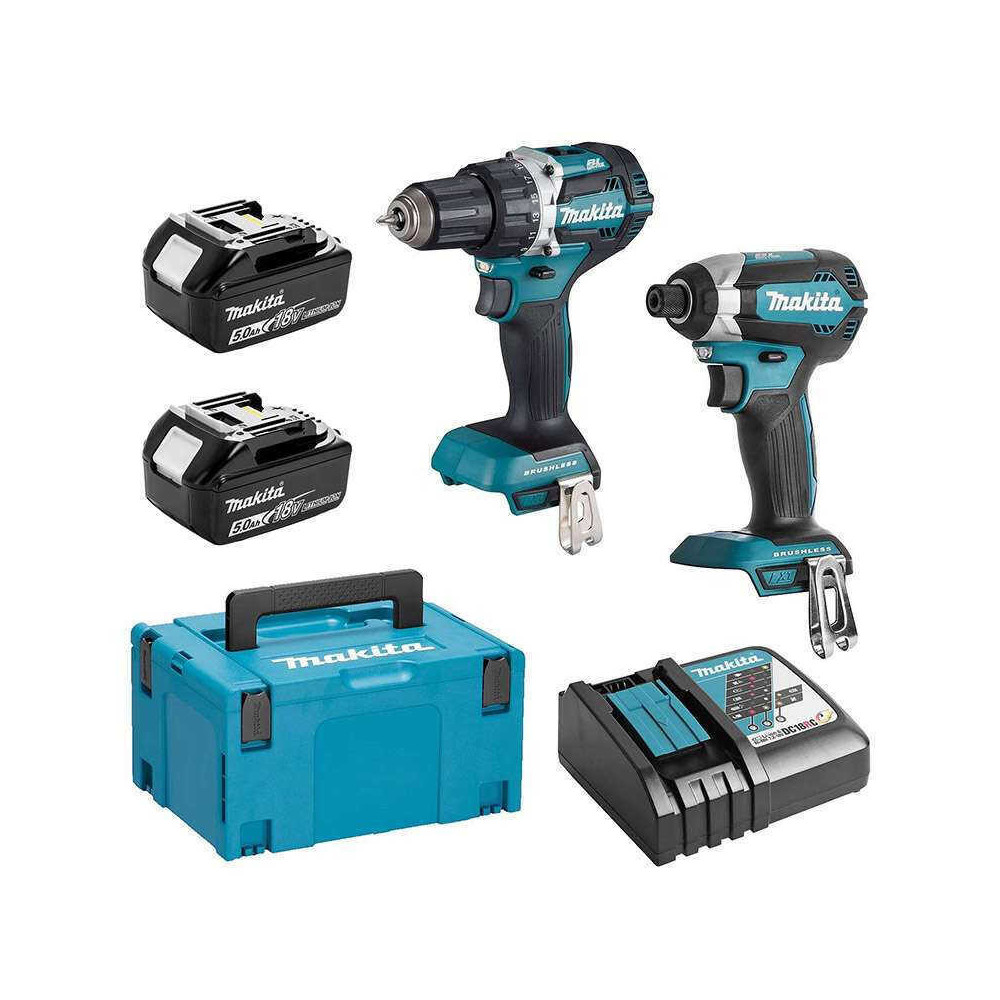 Pack Makita DLX2189TJ 18V LXT 2x5,0 Ah au prix HT