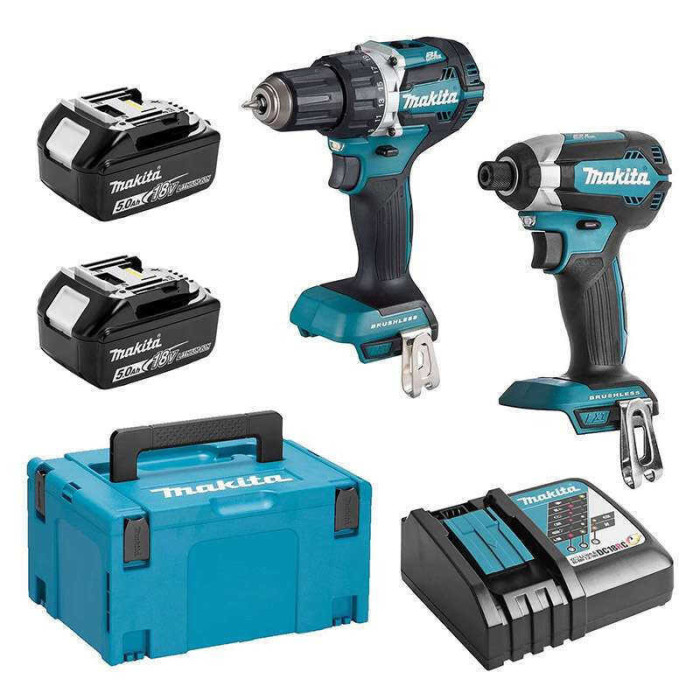 Pack Makita DLX2189TJ 18V LXT 2x5,0 Ah au prix HT