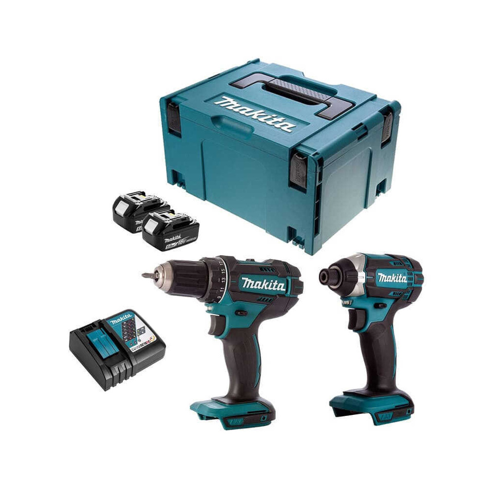 Combopack perceuse visseuse chocs Makita DLX2127TJ