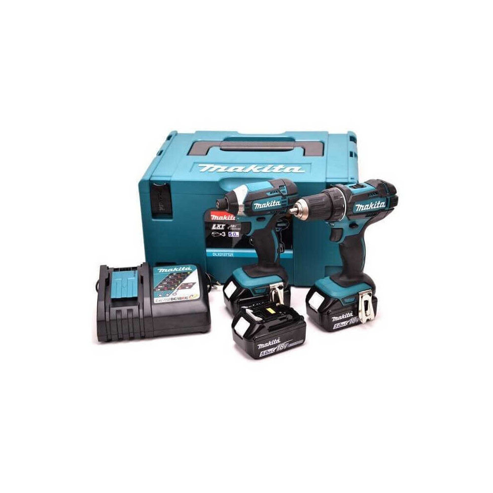 Combopack perceuse visseuse chocs Makita DLX2127TJ1