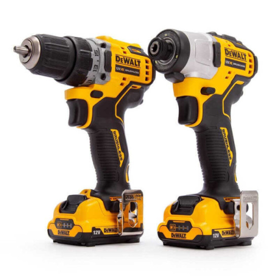 Pack 2 outils 12V xr DCD701 DCF801 Dewalt DCK2110L2T