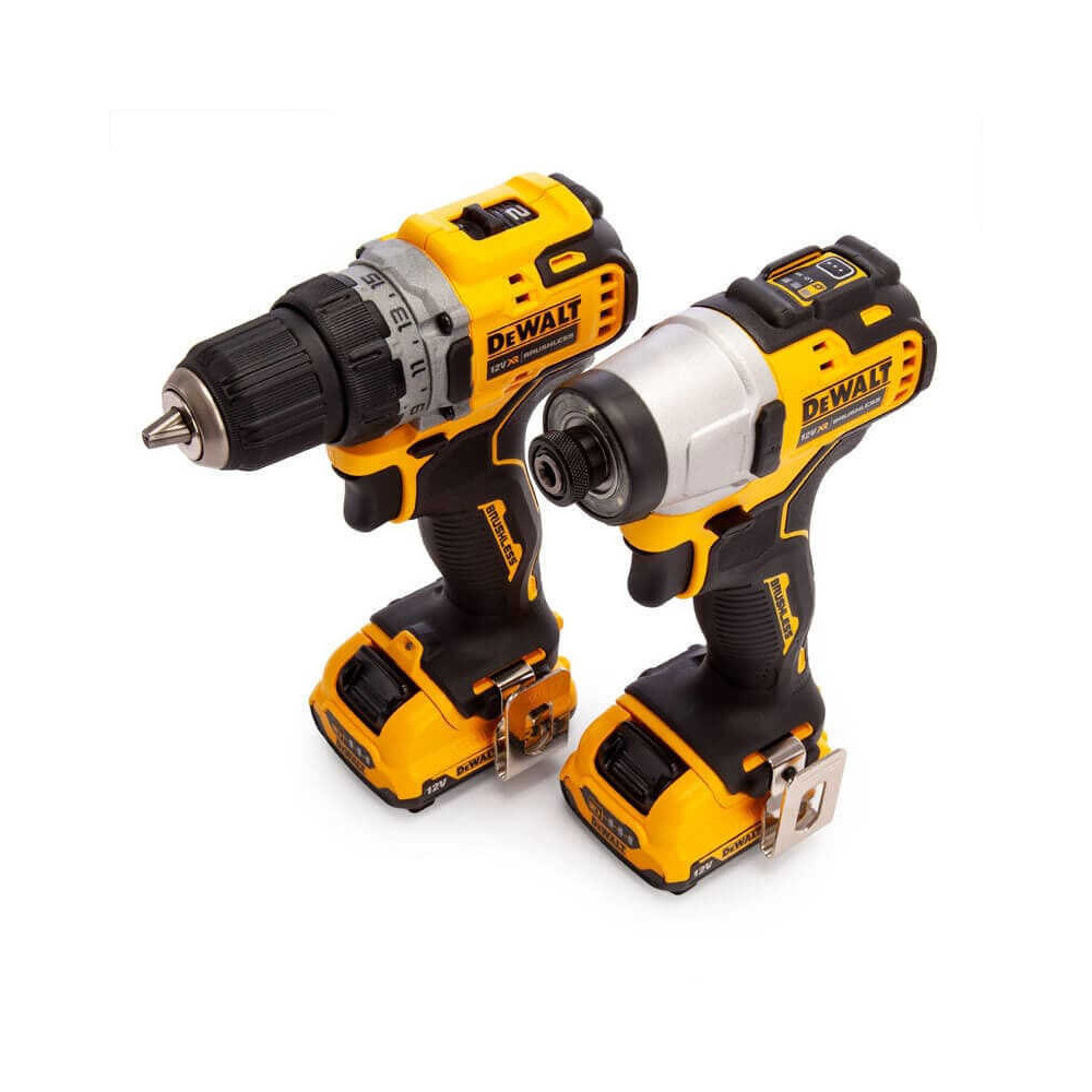 Pack 2 outils 12V xr DCD701 DCF801 Dewalt DCK2110L2T