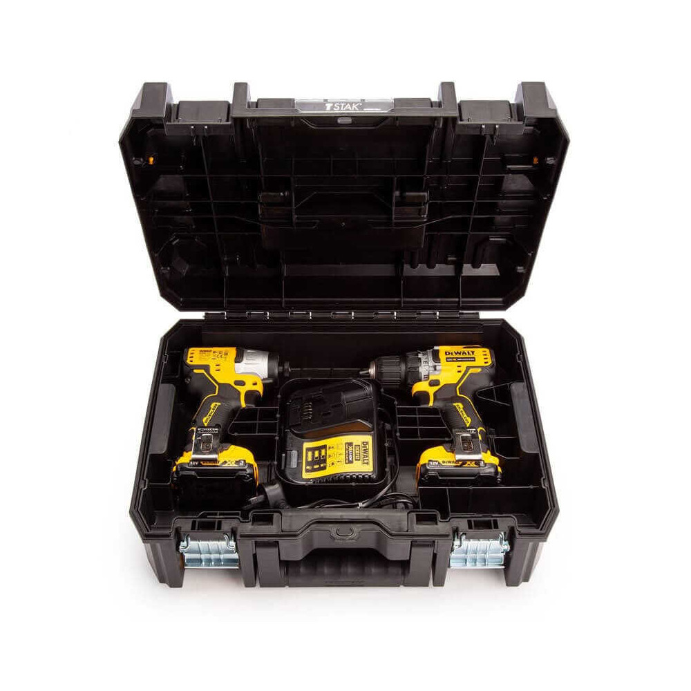 Pack 2 outils 12V xr DCD701 DCF801 Dewalt DCK2110L2T