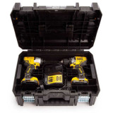 Pack 2 outils 12V xr DCD701 DCF801 Dewalt DCK2110L2T