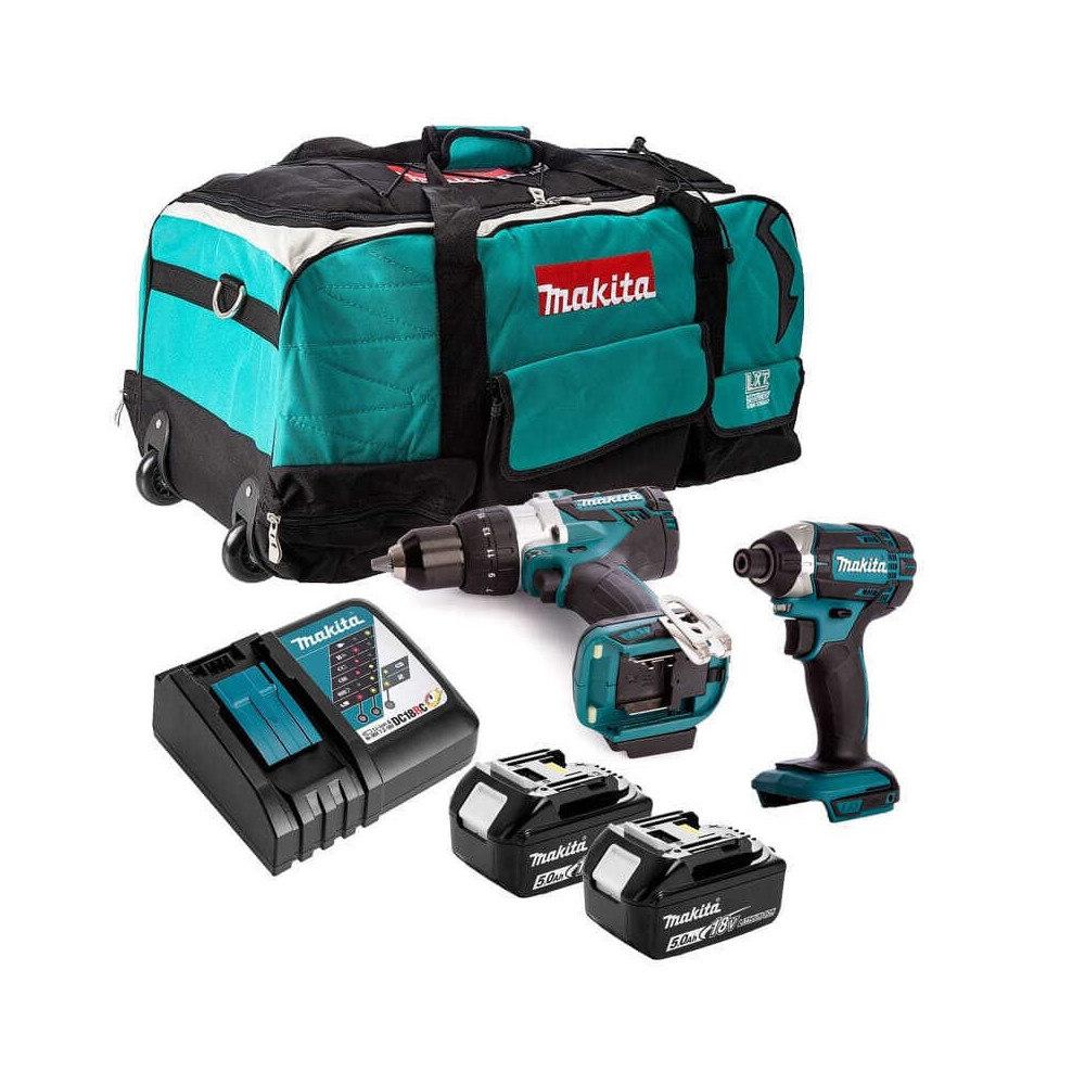 Pack Makita DLXCBO032 18V LXT 2x5,0 Ah au prix HT