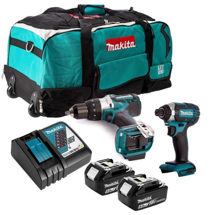 Pack Makita DLXCBO032 18V LXT 2x5,0 Ah au prix HT