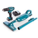 Pack combine perceuse HP331D et aspirateur CL106FD Makita CLX214X1