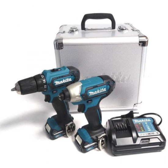 Combopack perceuse DF33D et visseuse TD110DZ Makita CLX224X
