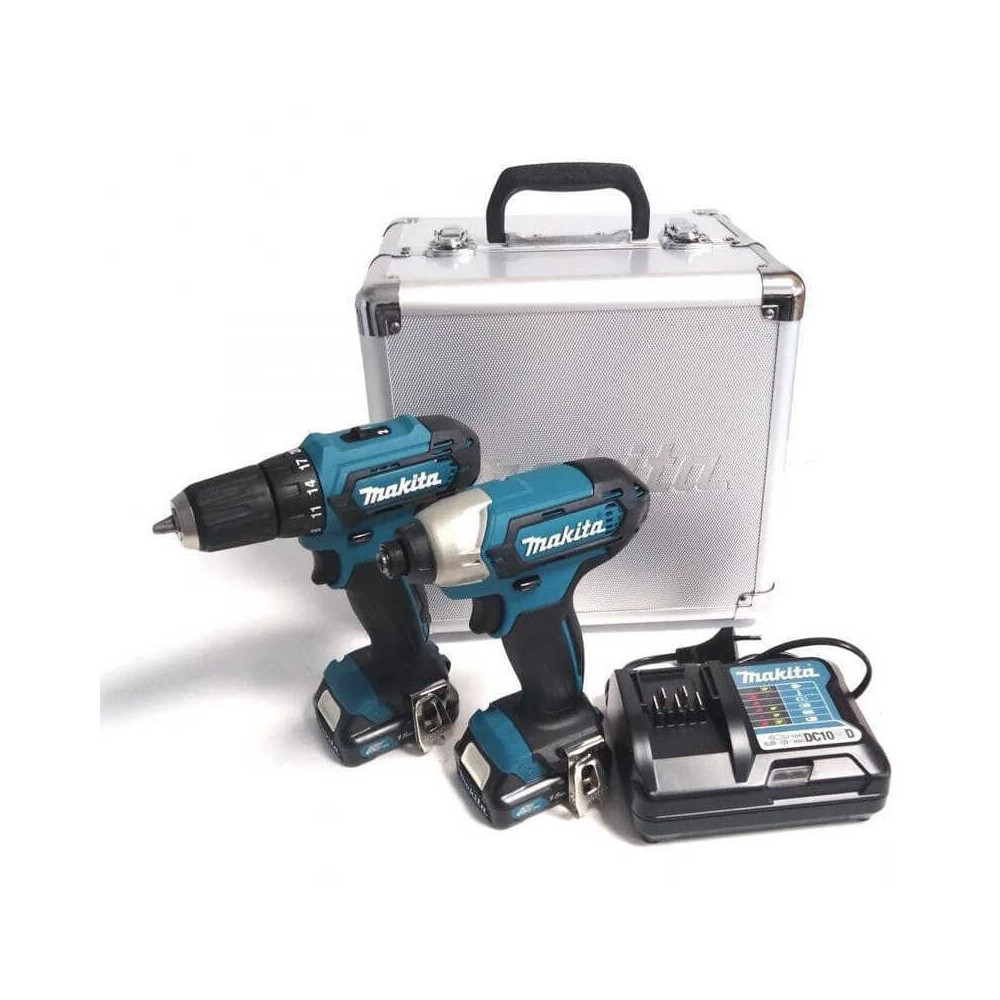 Combopack perceuse DF33D et visseuse TD110DZ Makita CLX224X