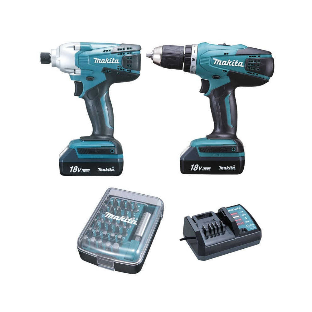 Pack Makita DK18354X1 18V 2 machines au prix HT