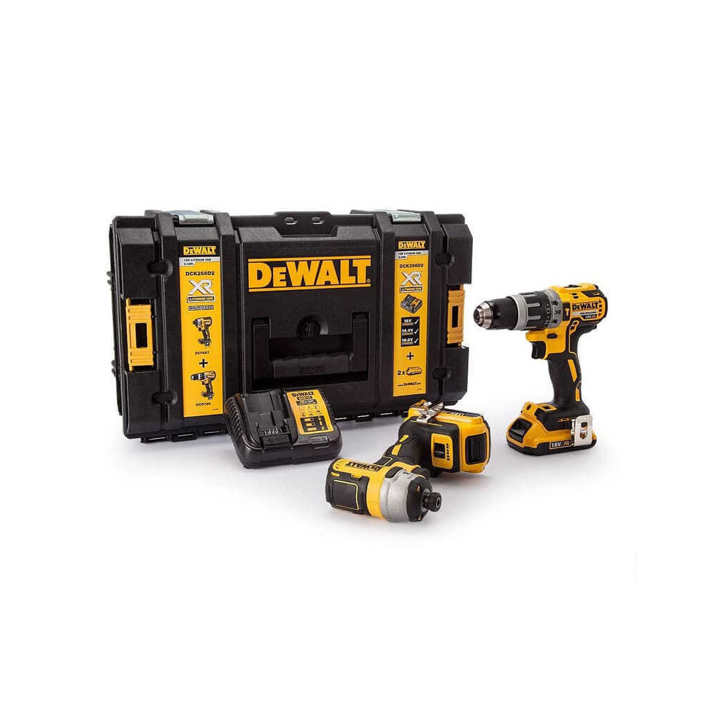 Pack machine perceuse visseuse Dewalt DCK266D2