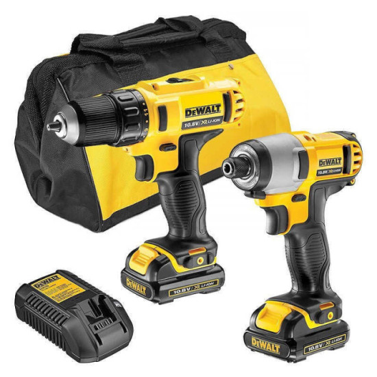 Pack perceuse visseuse chocs Dewalt DCK211C2