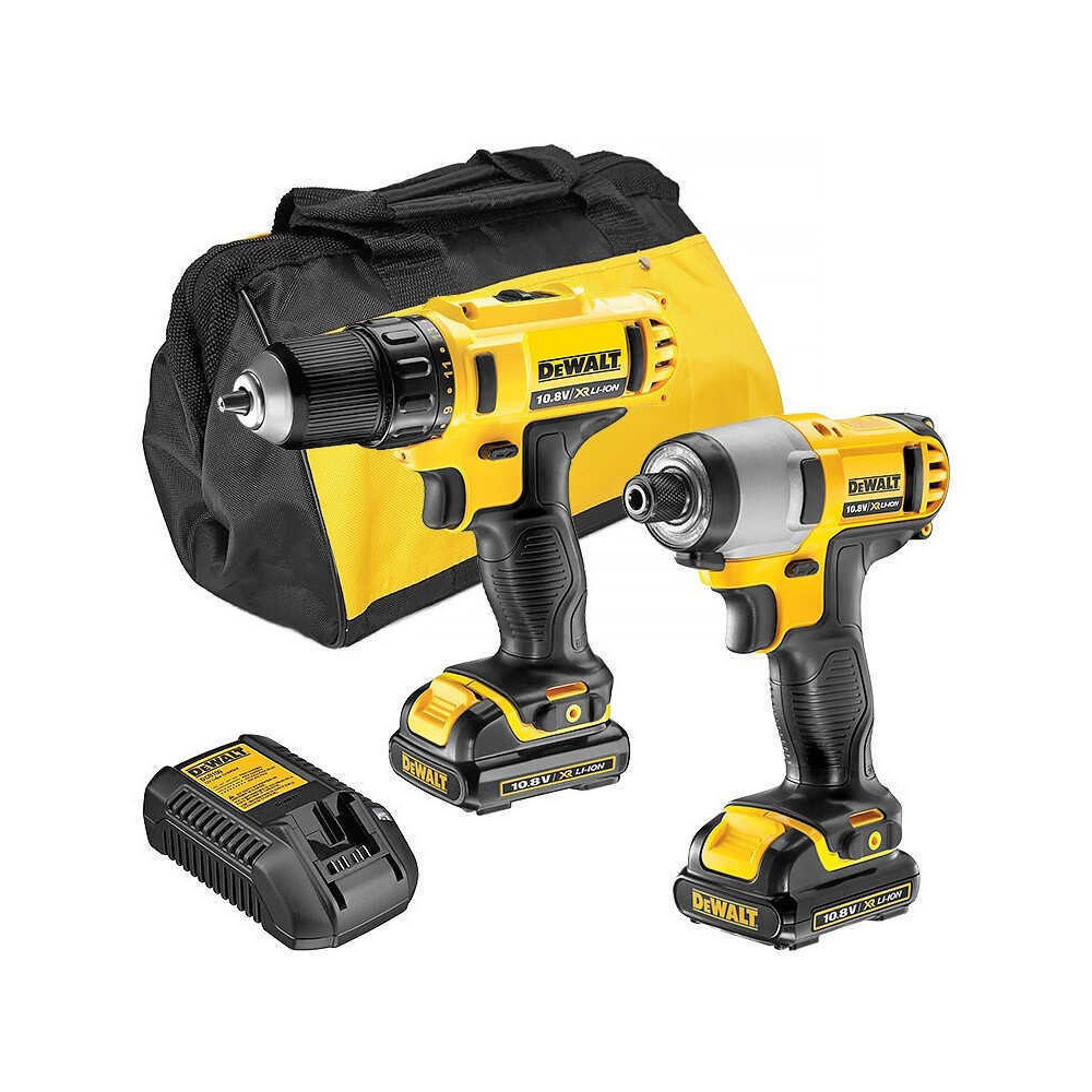 Pack perceuse visseuse chocs Dewalt DCK211C2