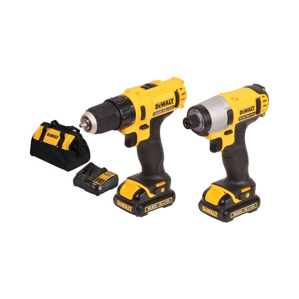 Pack perceuse visseuse chocs Dewalt DCK211C2