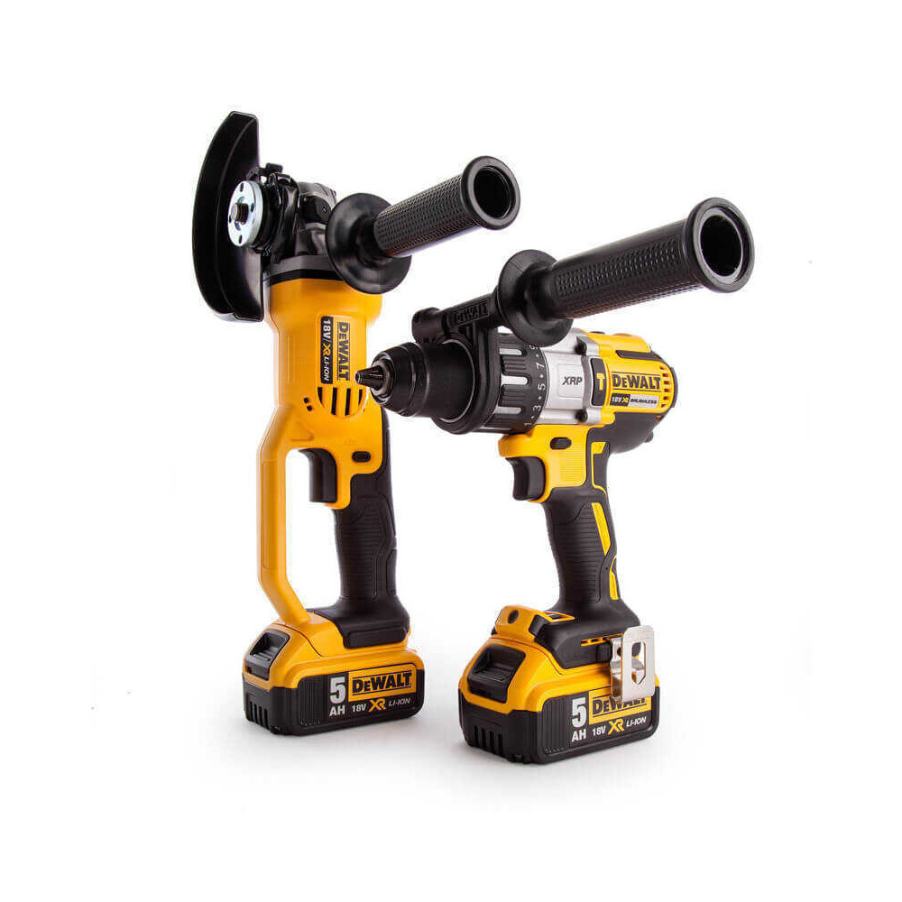Pack perceuse visseuse percussion meuleuse angle Dewalt DCK278P2