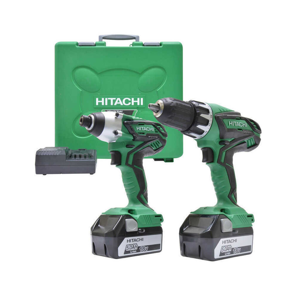 Pack perceuse visseuse percussion visseuse chocs Hitachi KC18DGL je