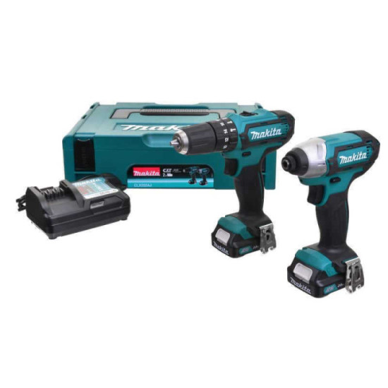 Combopack perceuse visseuse percussion visseuse chocs Makita CLX202AJ