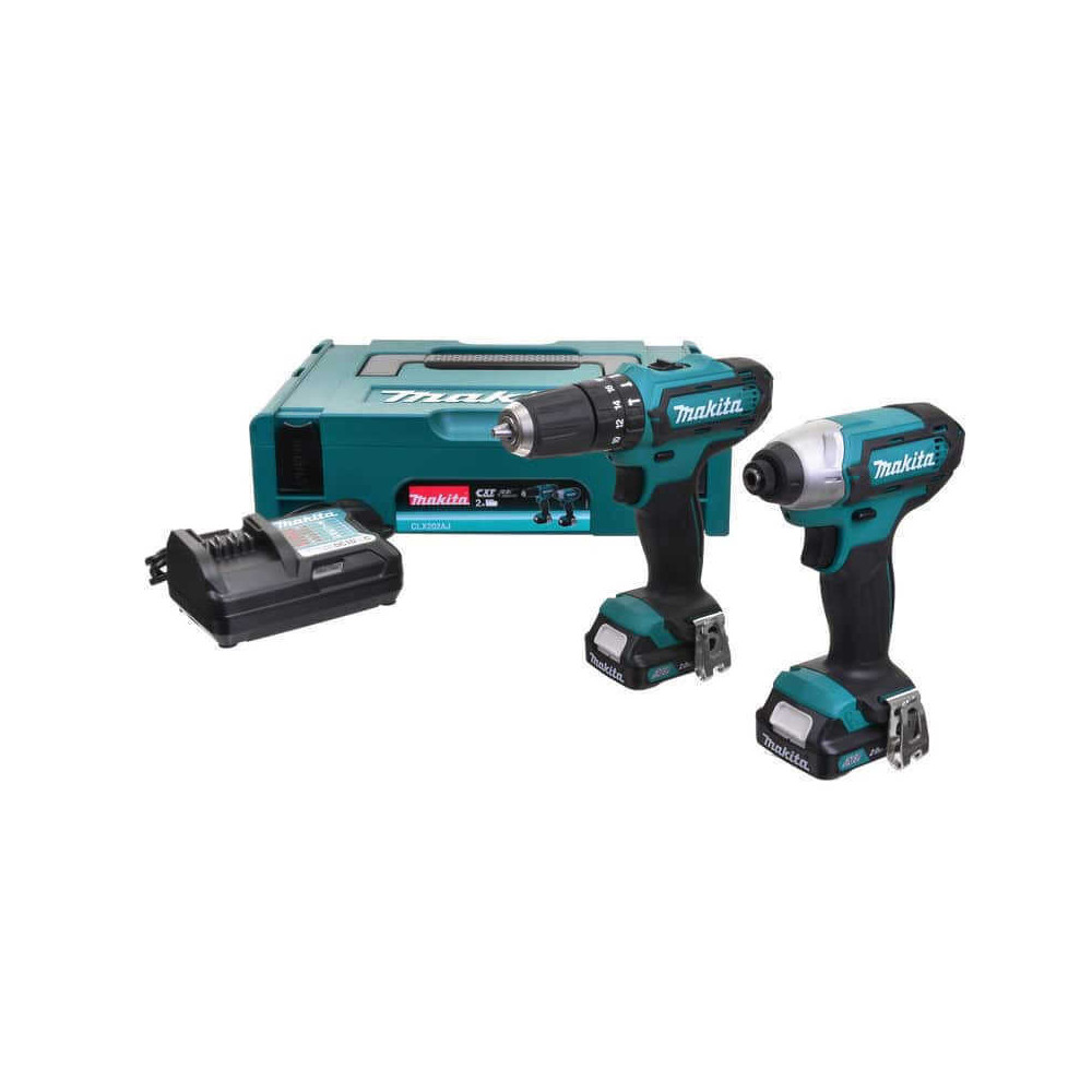 Combopack perceuse visseuse percussion visseuse chocs Makita CLX202AJ