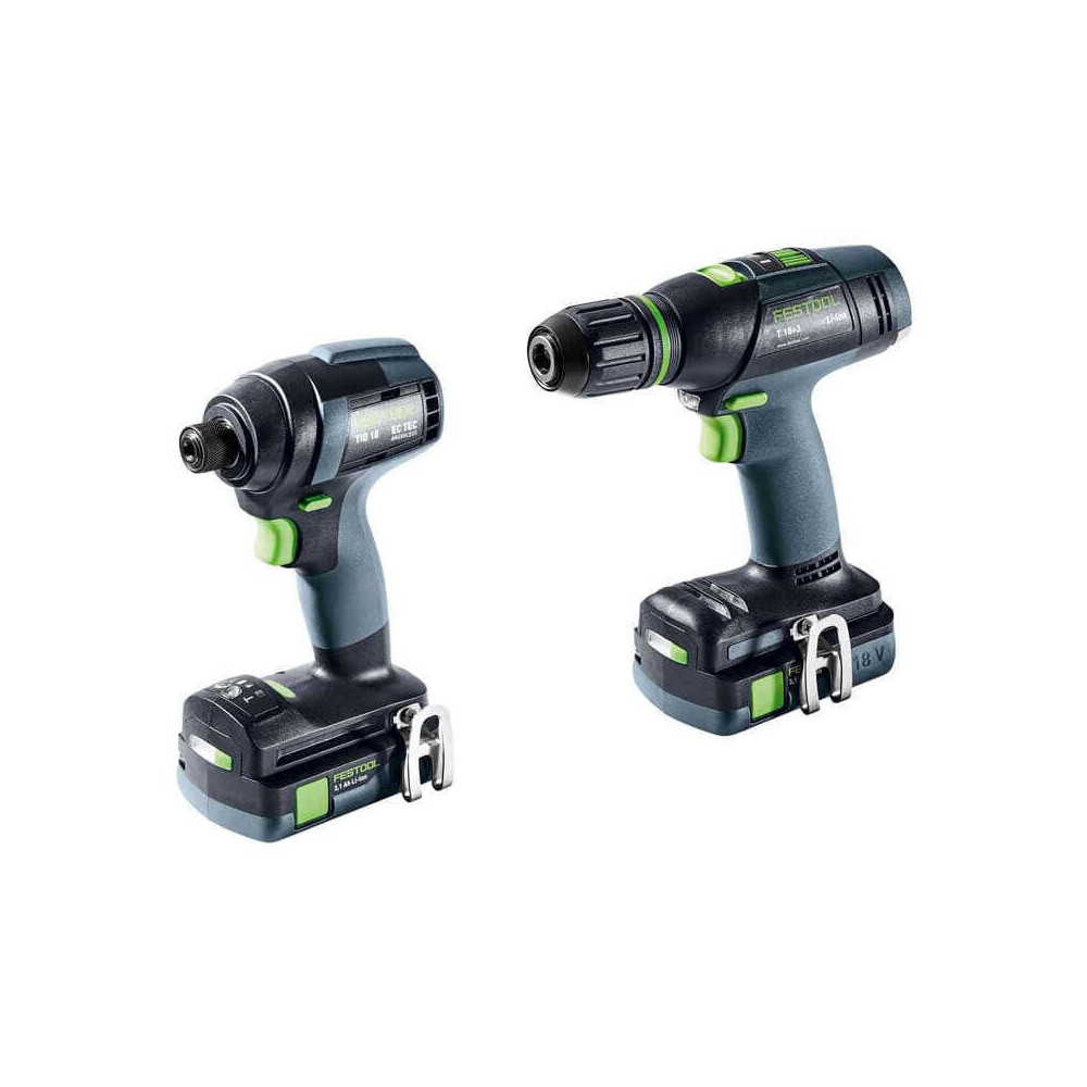 Pack outils sans fil perceuse et visseuse a chocs Festool 576492
