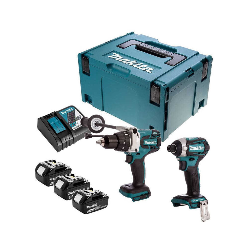 Pack Makita DLXCBO023 18V LXT 3x5,0 Ah au prix HT