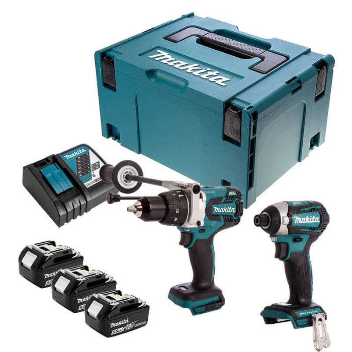 Pack Makita DLXCBO023 18V LXT 3x5,0 Ah au prix HT