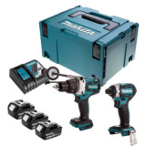 Pack Makita DLXCBO023 18V LXT 3x5,0 Ah au prix HT
