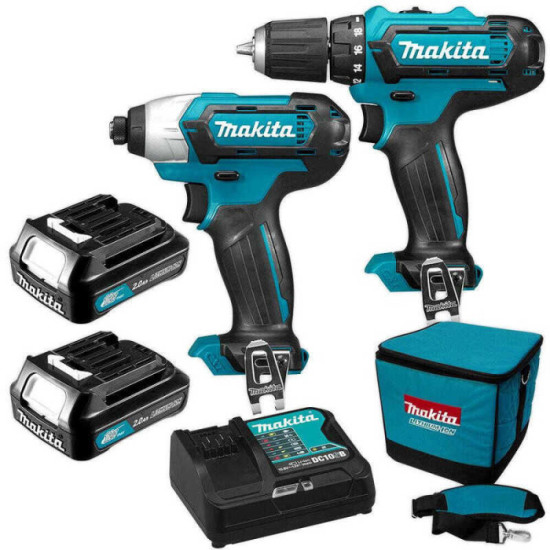 Combopack perceuse visseuse chocs Makita CLX201SA