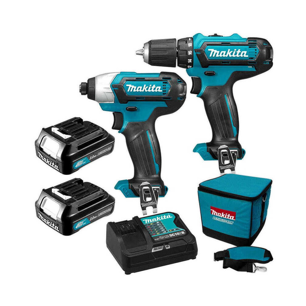 Combopack perceuse visseuse chocs Makita CLX201SA