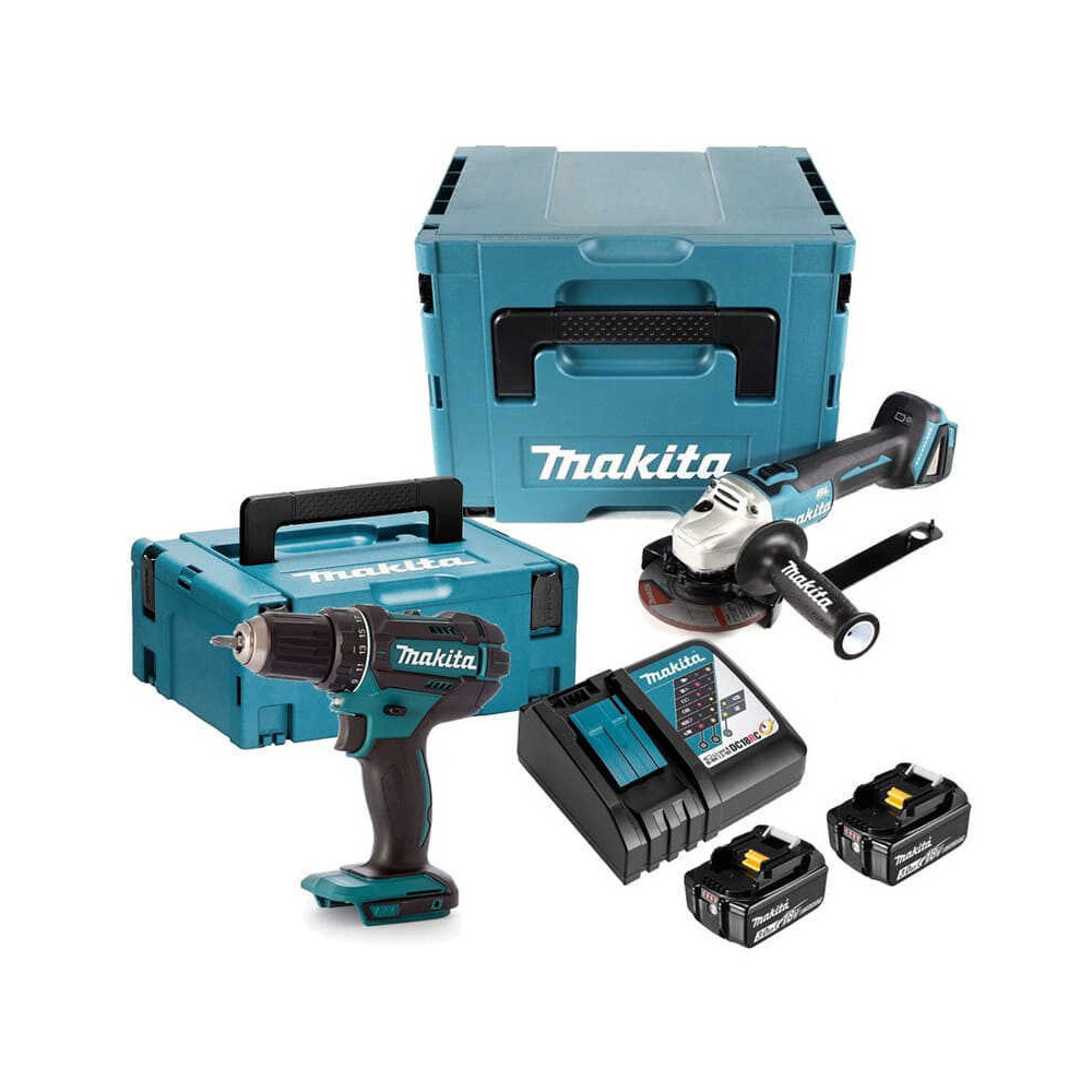 Combopack DDF482 DGA504 18V Makita DLXSHOW01