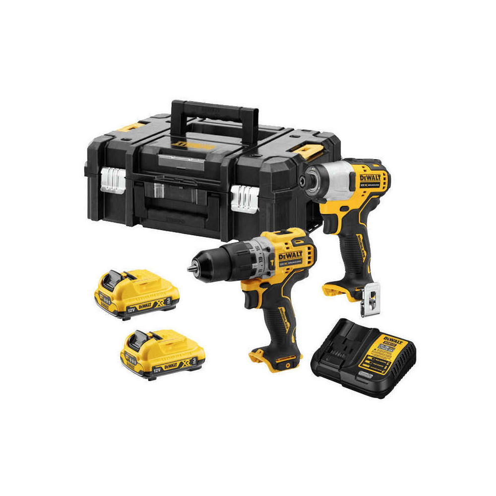 Perceuse a percussion visseuse a chocs xr 12V Dewalt DCK2111L2T qw