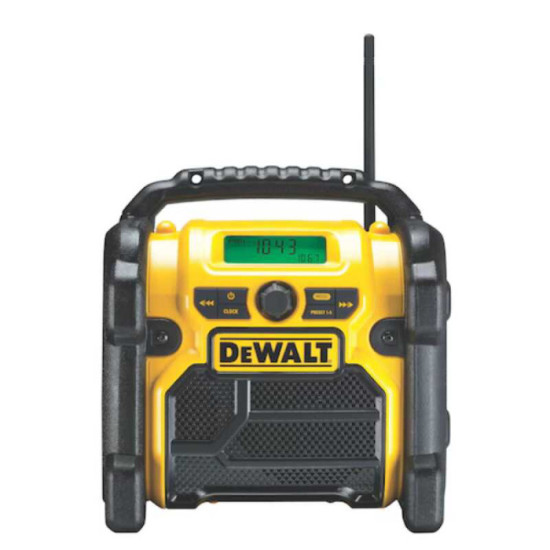 Radio de chantier compacte XR 10,8V/18V DeWalt DCR019-QW | ProForPro