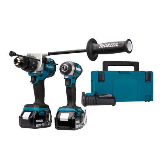 Pack perceuse DHP481 visseuse DTD154 Makita DLX2176TJ