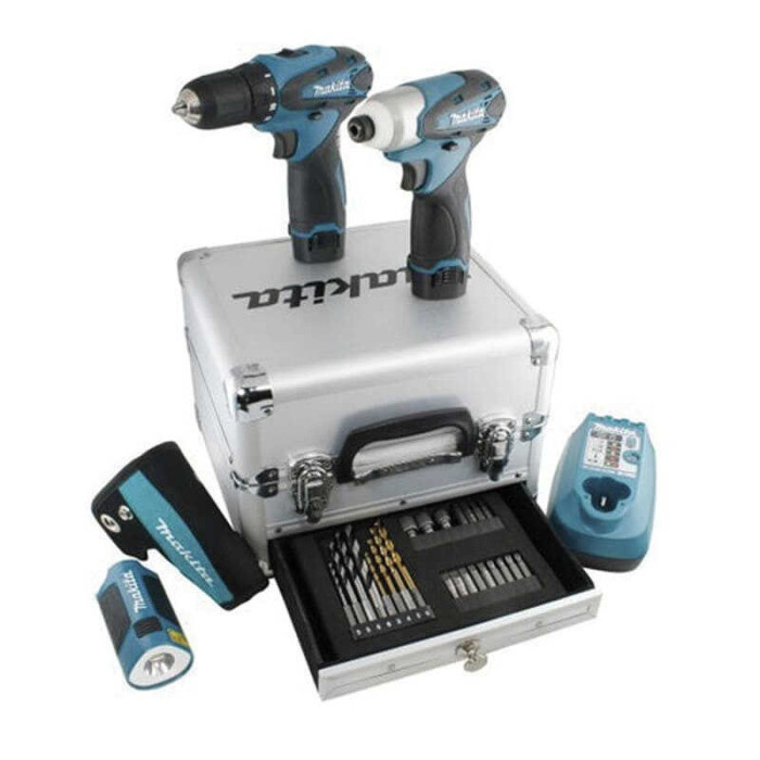 Perceuse visseuse 108V li ion 2X13 ah en makpac Makita LCT303X