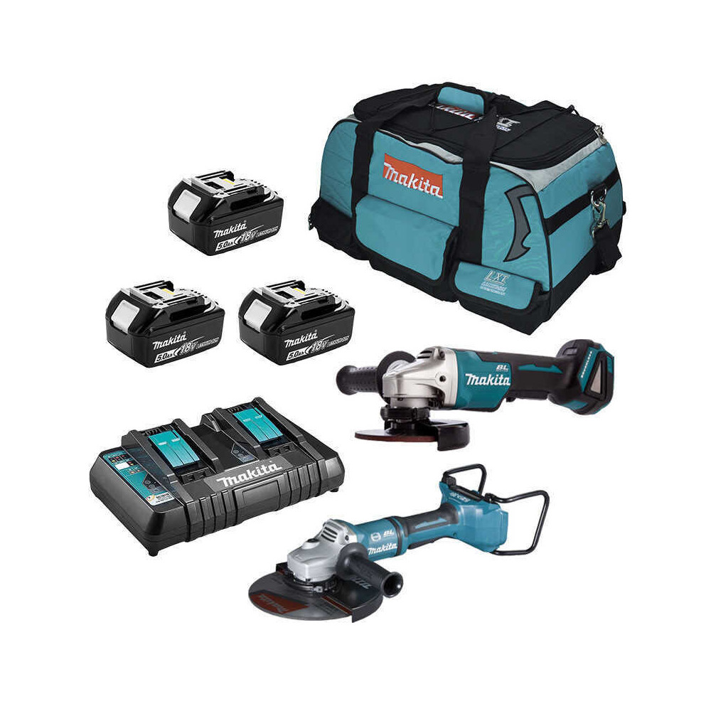 Pack 2 outils 18V DGA900 DGA508 Makita DLX2269PT1