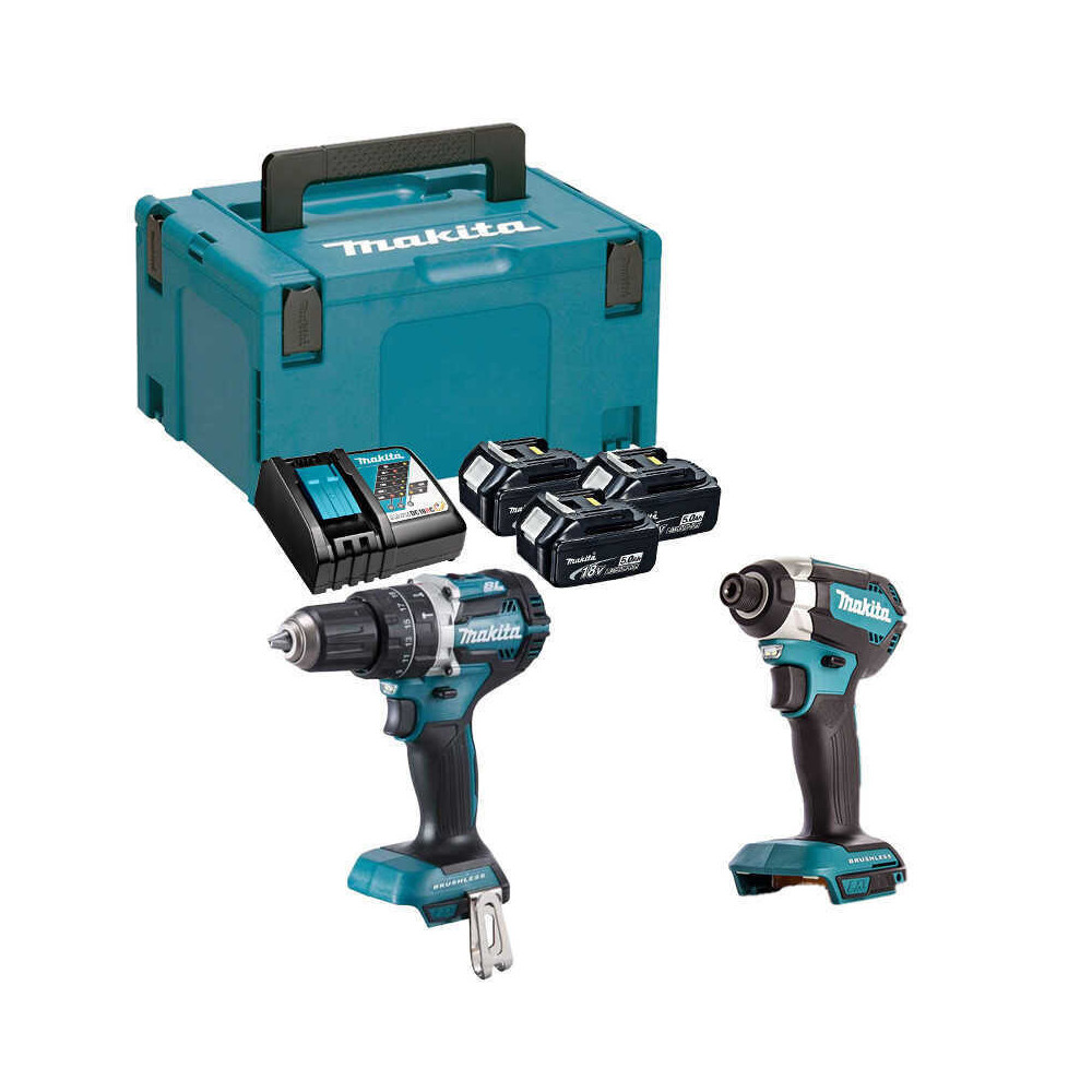 Combopack 2 outils 18V DTD153 DHP484 Makita DLX2180TJ1