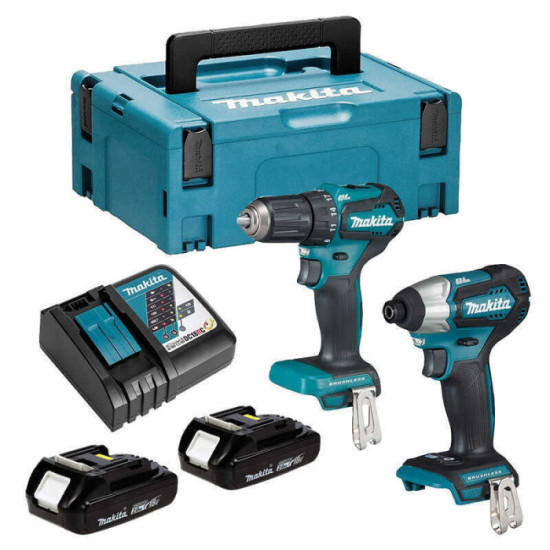 Combopack 2 outils sans fil 18V DTD155 DDF483 Makita DLX2220AJ