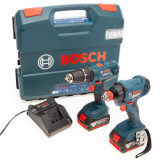 Pack 2 outils 18V gsb 18V 21 gdx 18V 180 Bosch 0615990M73