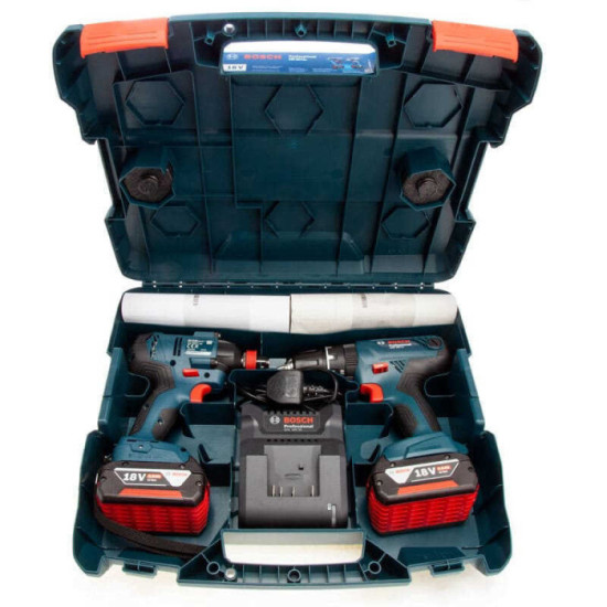 Pack 2 outils 18V gsb 18V 21 gdx 18V 180 Bosch 0615990M73