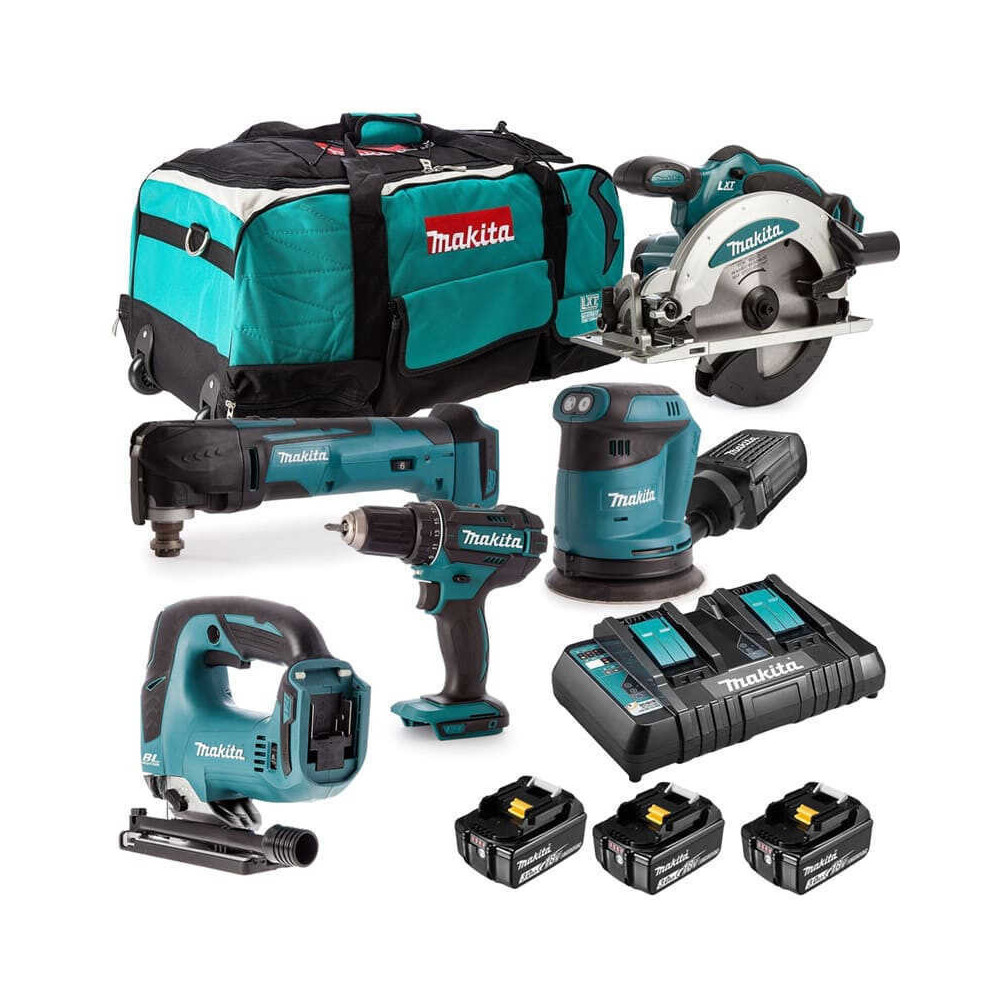 Combopack 5 machines Makita DLXSHOW03