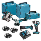 Combopack 4 outils sans fil 18V lxt Makita DLX6078TJ1