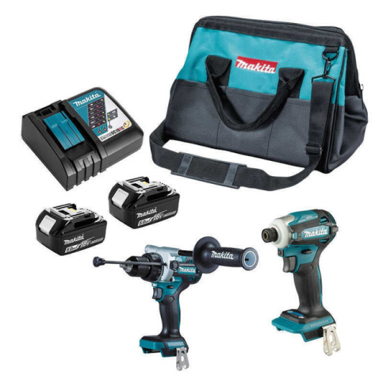 Combopack 2 outils sans fil 18V Makita DLX2455TX4