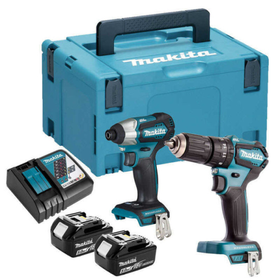 Pack 2 machines DTD155Z DHP483Z en coffret Makita DLX2101PTJ