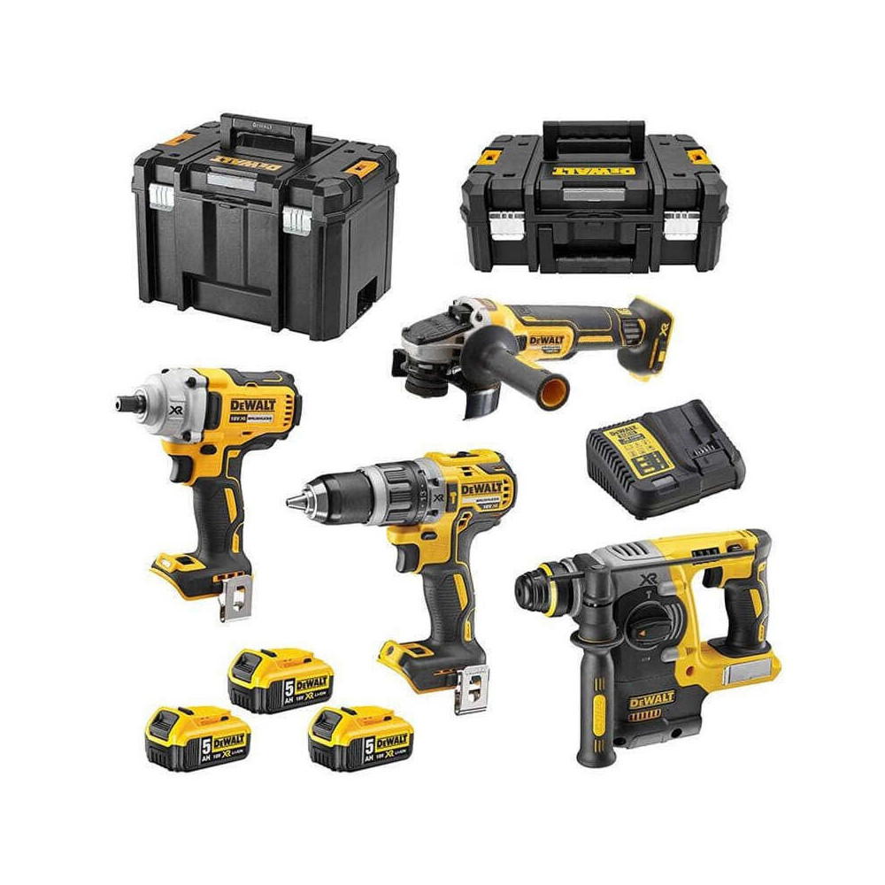 Pack 4 outils electroportatifs 18V brushless Dewalt DCK428P3T