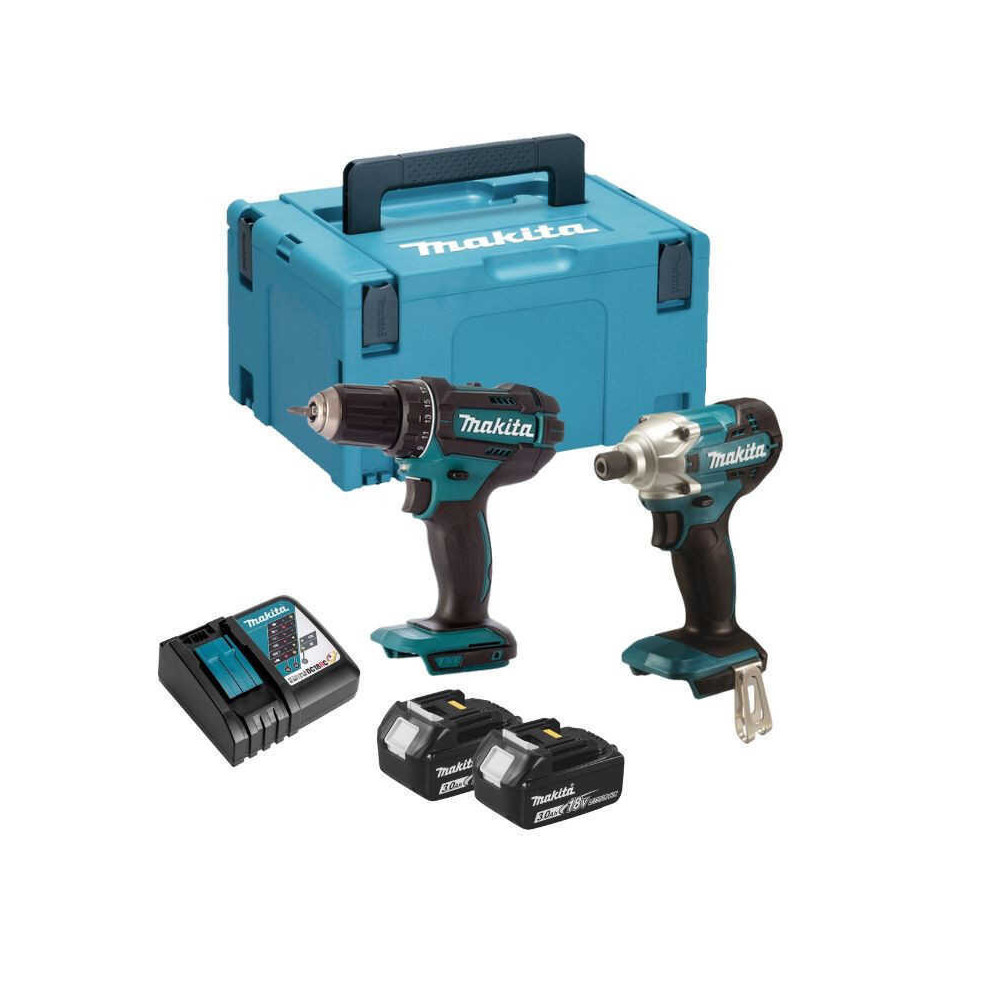 Pack 2 machines DTD156Z DDF482 Makita DLX2339J
